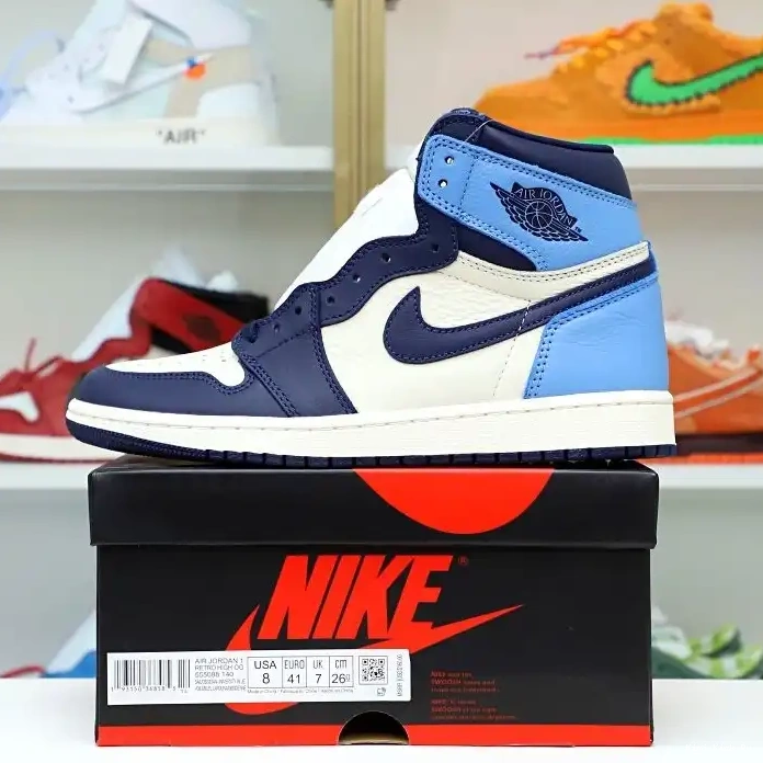 OG RETRO AIR Kimikick HIGH 'OBSIDIAN' JORDAN 1 0723